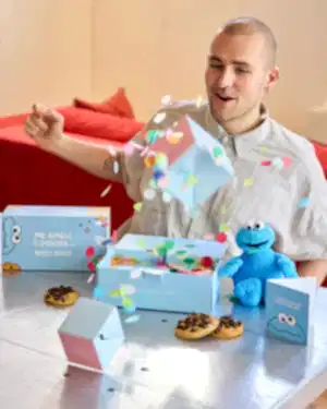 Exploding Cookie Monster Box