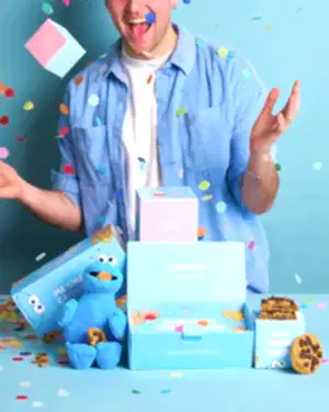 Exploding Cookie Monster Box